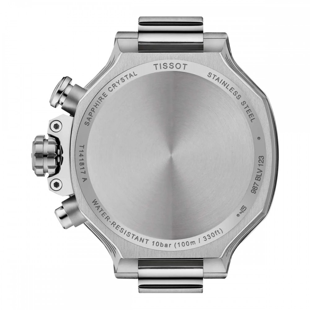 TISSOT T-Sport T-Race Χρονογράφος Ρολόι Γυναικείο Μαύρο Καουτσούκ λουράκι T1418171705100