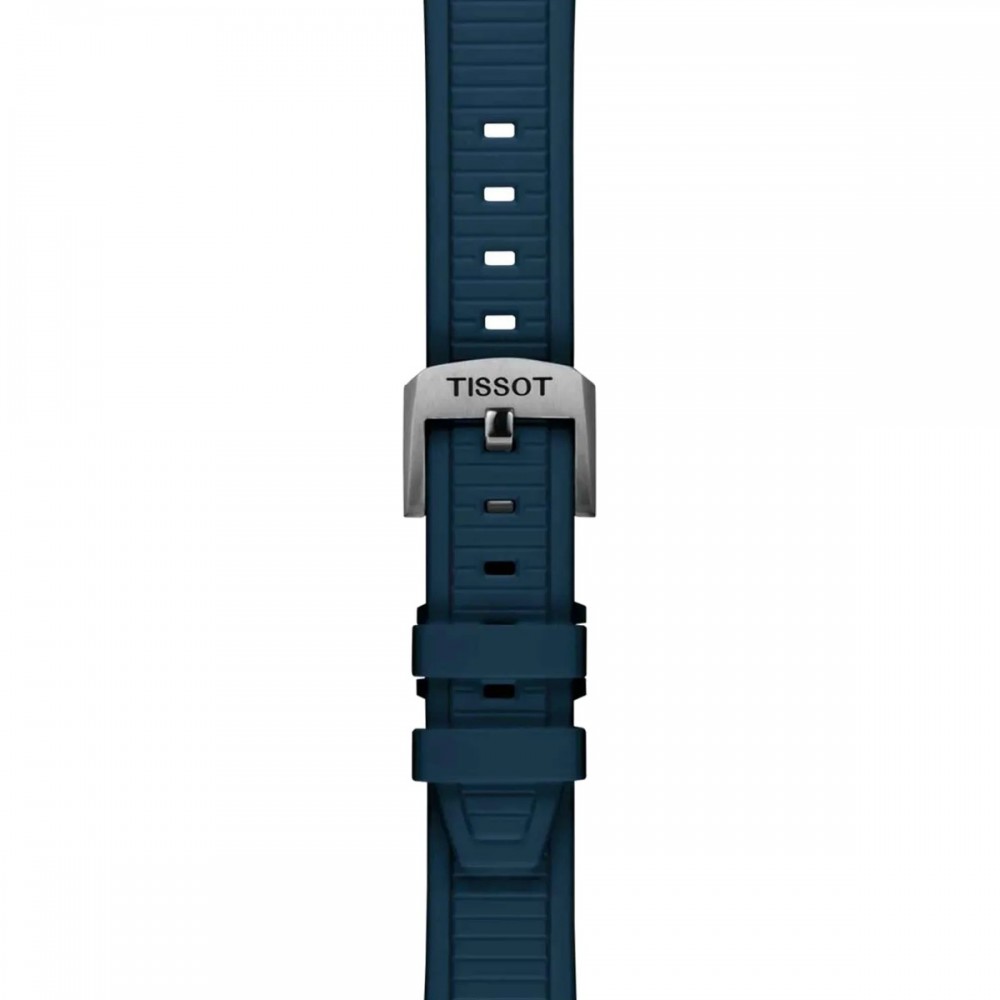 TISSOT T-Sport T-Race Χρονογράφος Ρολόι Μπλε Καουτσούκ λουράκι T1418171704100
