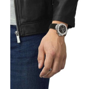 TISSOT T-Sport T-Race Χρονογράφος Ρολόι Γυναικείο Μαύρο Καουτσούκ λουράκι T1418171705100