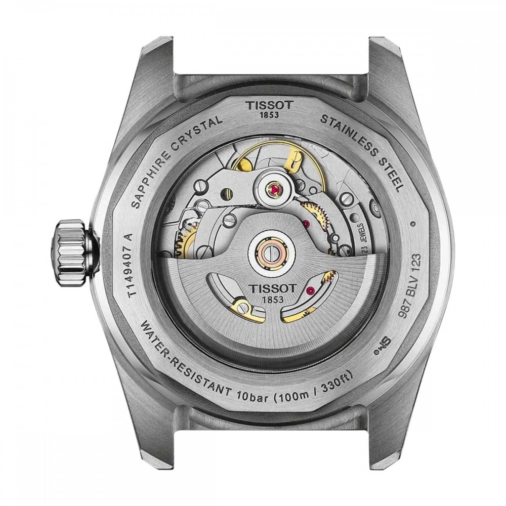 TISSOT T-Sport PR516 Powermatic 80 Ρολόι Ανδρικό Ασημί Ανοξείδωτο Ατσάλι μπρασελέ T1494071104100