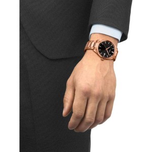 TISSOT T-Classic PR 100 Ρολόι Ανδρικό Ροζ Επιχρυσωμένο Ανοξείδωτο Ατσάλι μπρασελέ T1504103305100 TISSOT T-Classic PR 100 Ρολόι Ανδρικό Ροζ Επιχρυσωμένο Ανοξείδωτο Ατσάλι μπρασελέ T1504103305100