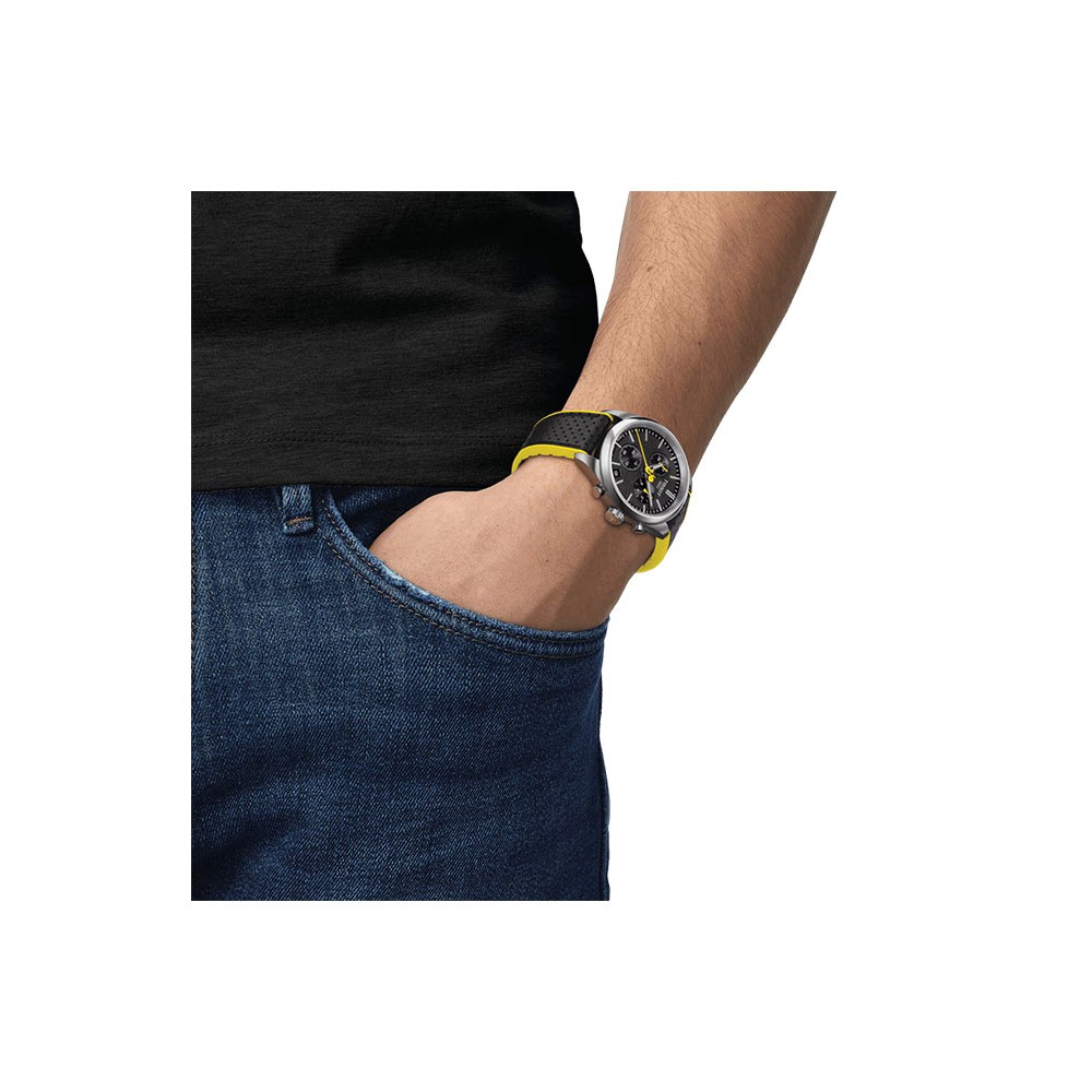 TISSOT T-Sport PR 100 Tour De France Ρολόι Ανδρικό Ασημί Ανοξείδωτο Ατσάλι μπρασελέ T1504171105100 TISSOT T-Sport PR 100 Tour De France Ρολόι Ανδρικό Ασημί Ανοξείδωτο Ατσάλι μπρασελέ T1504171105100