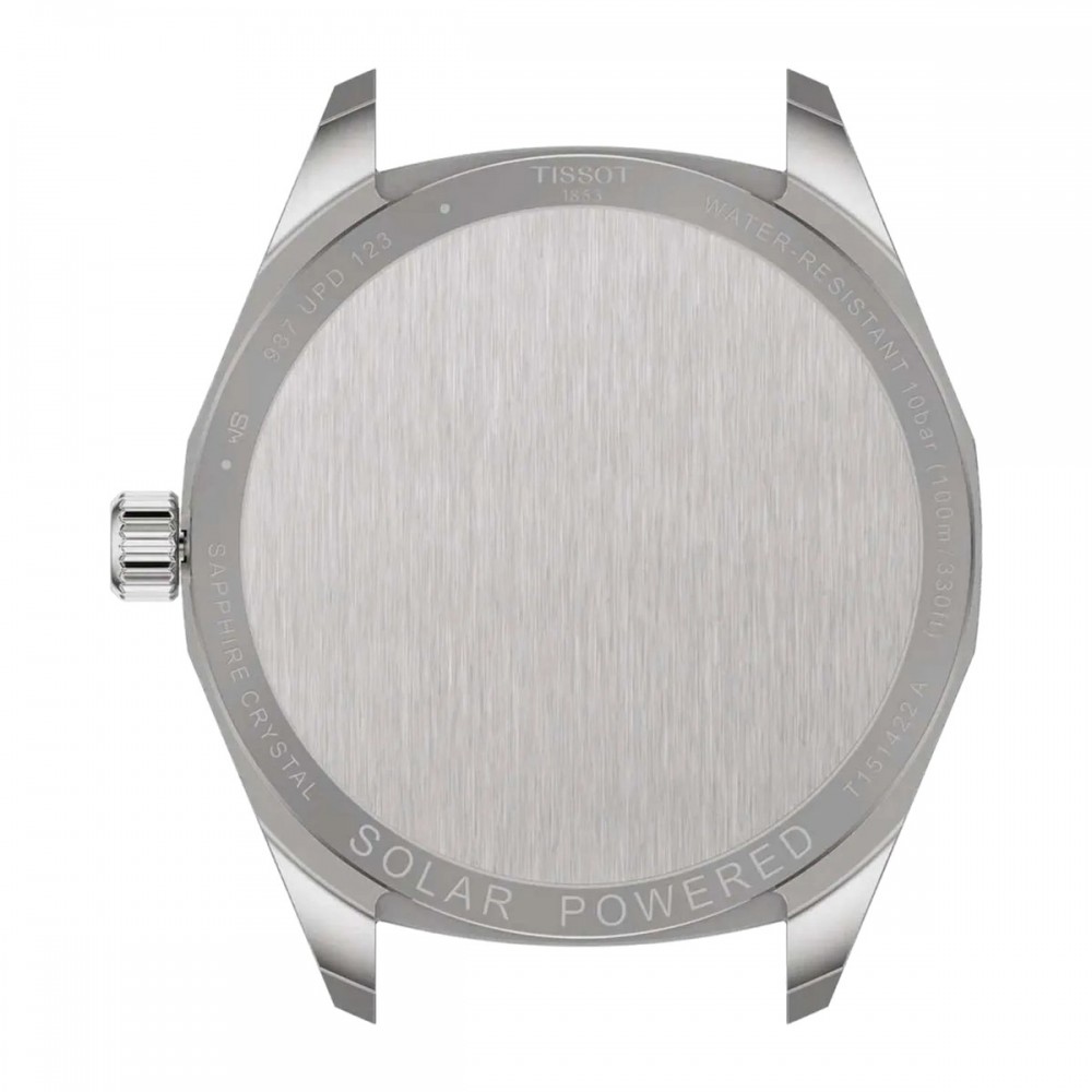 TISSOT T-Classic PRC 100 Solar Ρολόι Ανδρικό Δίχρωμο Ανοξείδωτο Ατσάλι μπρασελέ T1514222203100