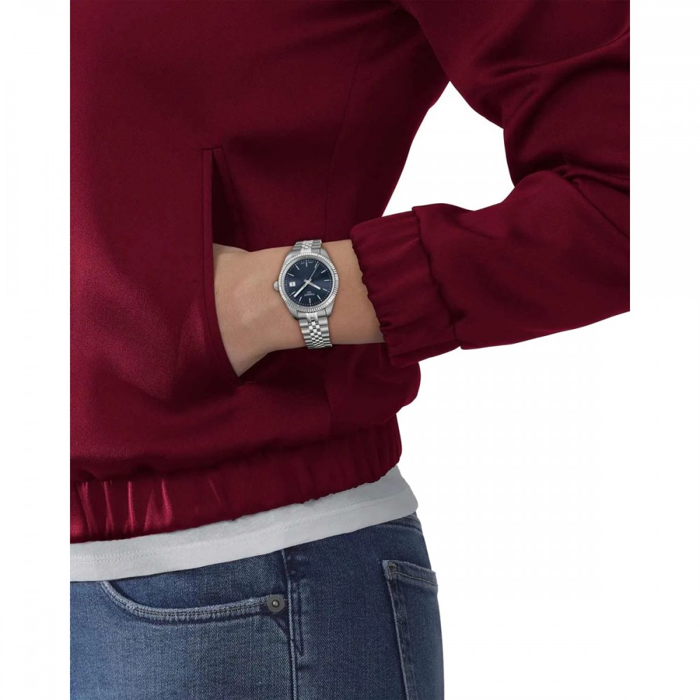 TISSOT T-Classic Ballade Ρολόι Γυναικείο Ασημί Ανοξείδωτο Ατσάλι μπρασελέ T1562101104100