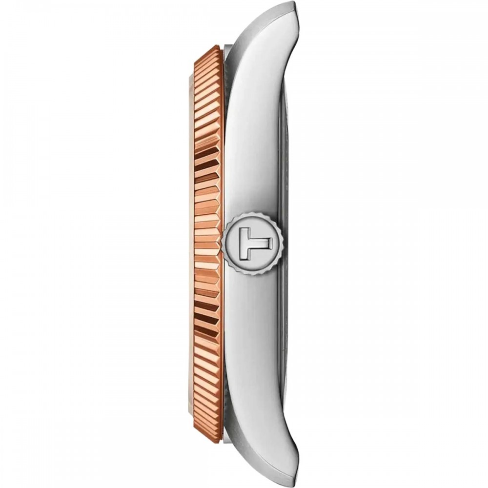 TISSOT T-Classic Ballade Ρολόι Δίχρωμο Ανοξείδωτο Ατσάλι μπρασελέ T1562102203101