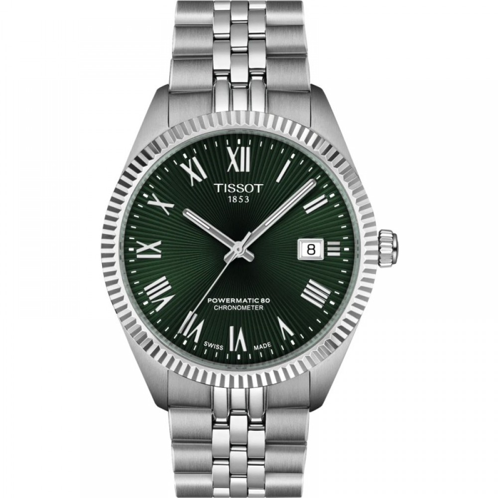 TISSOT Ballade COSC Αυτόματο Ρολόι Ανδρικό Ασημί Ανοξείδωτο Ατσάλι μπρασελέ T1564081109300