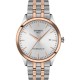 TISSOT T-Classic Classic Dream Powermatic 80 Ρολόι Δίχρωμο Ανοξείδωτο Ατσάλι μπρασελέ T1584072203101