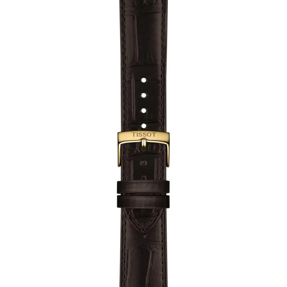 TISSOT T-Classic Classic Dream Powermatic 80 Ρολόι Καφέ Δερμάτινο λουράκι T1584073626100