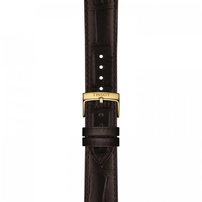 TISSOT T-Classic Classic Dream Powermatic 80 Ρολόι Καφέ Δερμάτινο λουράκι T1584073626100