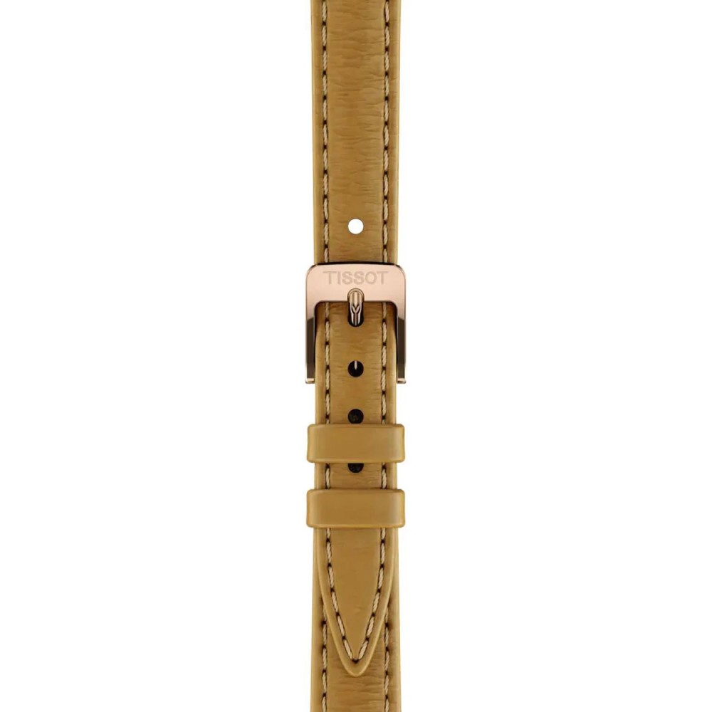 TISSOT SRV Ρολόι Γυναικείο Καφέ Δερμάτινο λουράκι T1601103603300