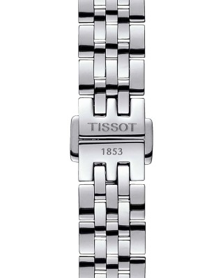 TISSOT T-Classic Le Locle Diamonds Automatic Ρολόι Γυναικείο Ασημί Ανοξείδωτο Ατσάλι μπρασελέ T41118316