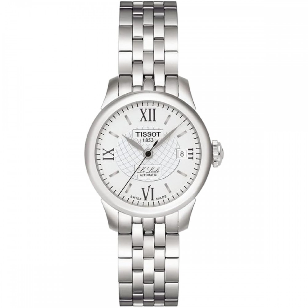 TISSOT T-Classic Le Locle Automatic Ρολόι Γυναικείο Ασημί Ανοξείδωτο Ατσάλι μπρασελέ T41118333