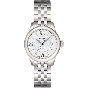 TISSOT T-Classic Le Locle Automatic Ρολόι Γυναικείο Ασημί Ανοξείδωτο Ατσάλι μπρασελέ T41118333