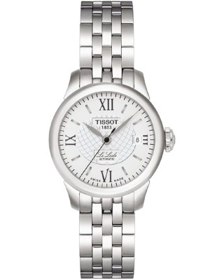 TISSOT T-Classic Le Locle Automatic Ρολόι Γυναικείο Ασημί Ανοξείδωτο Ατσάλι μπρασελέ T41118333