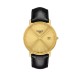 TISSOT Goldrun Gold 18Κ 38mm Ρολόι Ανδρικό Μαύρο Δερμάτινο λουράκι T9224101602100 TISSOT Goldrun Gold 18Κ 38mm Ρολόι Ανδρικό Μαύρο Δερμάτινο λουράκι T9224101602100