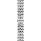 TISSOT T-Classic Le Locle Cosc Αυτόματο Rose Gold Bezel 18k Ρολόι Ανδρικό Ασημί Ανοξείδωτο Ατσάλι μπρασελέ T9324084103300