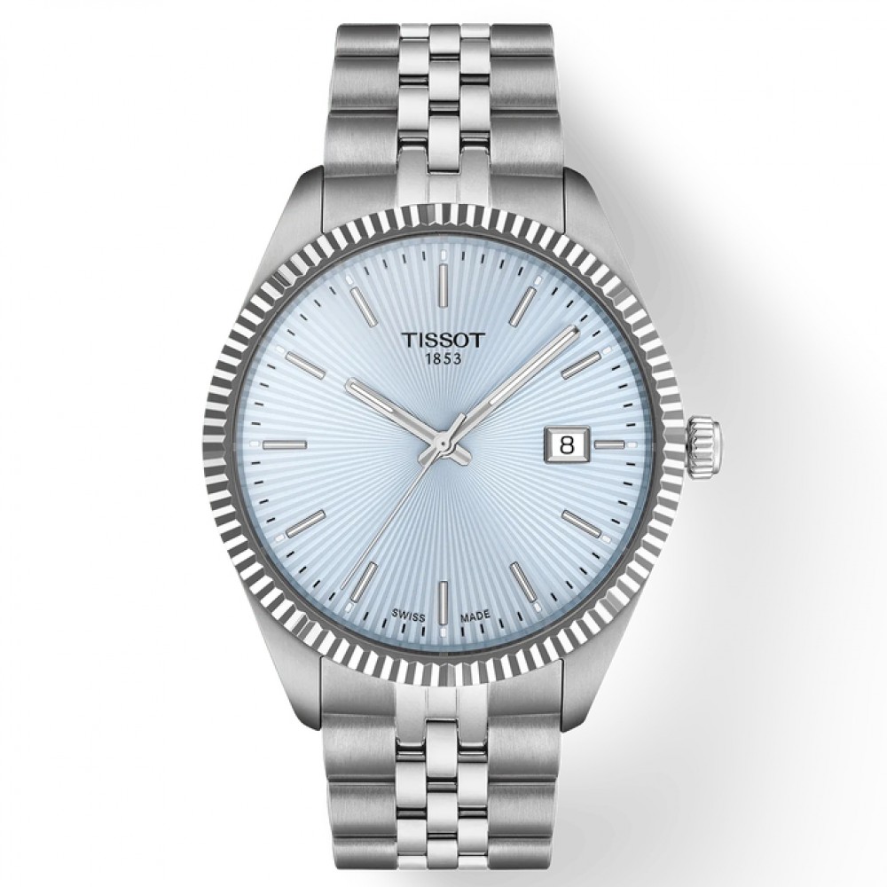 TISSOT T-Classic Ballade Ρολόι Ανδρικό Ασημί Ανοξείδωτο Ατσάλι μπρασελέ T1564101135100