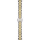 TISSOT T-Lady Desir Two-tone Diamonds Ρολόι Γυναικείο Δίχρωμο Ανοξείδωτο Ατσάλι μπρασελέ T1520102211600