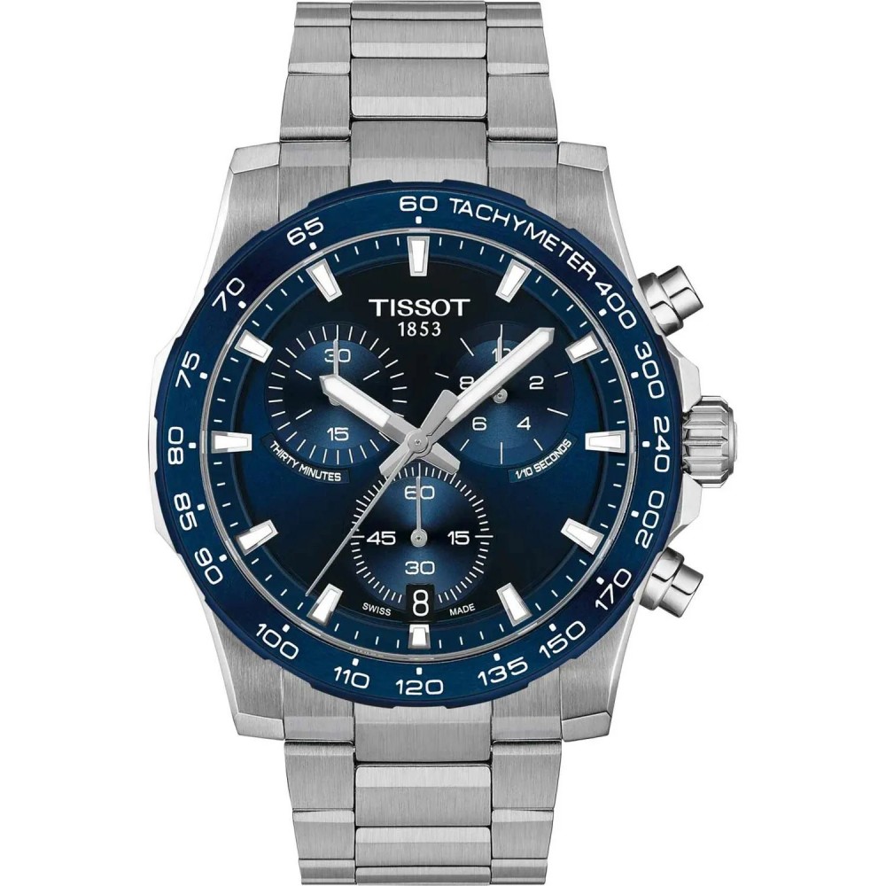 TISSOT T-Sport Superport Chrono Ρολόι Ανδρικό Ασημί Ανοξείδωτο Ατσάλι μπρασελέ T1254171104100 TISSOT T-Sport Superport Chrono Ρολόι Ανδρικό Ασημί Ανοξείδωτο Ατσάλι μπρασελέ T1254171104100