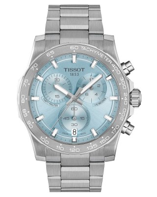 TISSOT T-Sport Superport Chrono Ρολόι Ανδρικό Ασημί Ανοξείδωτο Ατσάλι μπρασελέ T1254171135100