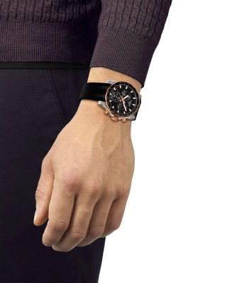 TISSOT T-Sport Superport Chrono Ρολόι Ανδρικό Μαύρο Καουτσούκ λουράκι T1254172705100