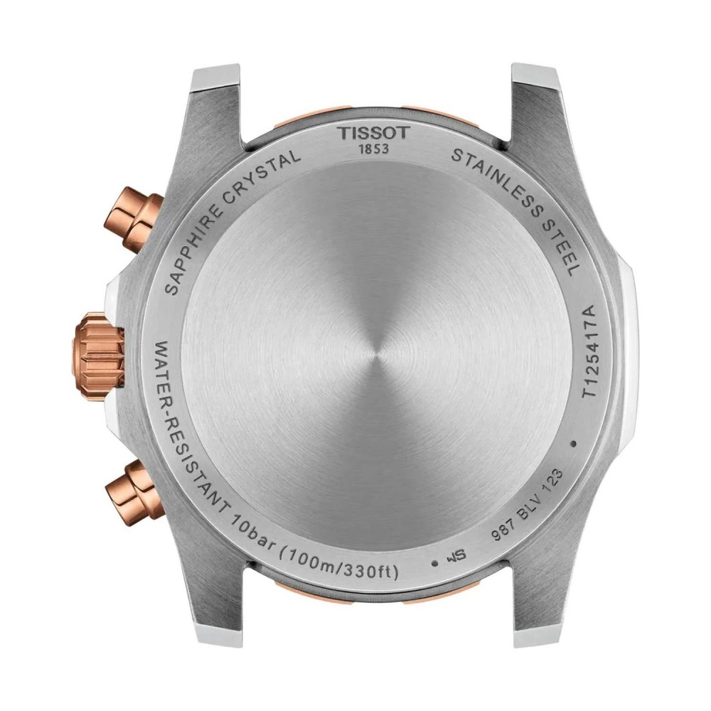 TISSOT T-Sport Superport Chrono Ρολόι Ανδρικό Μαύρο Καουτσούκ λουράκι T1254172705100