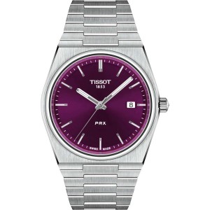 TISSOT T-Classic PRX 40 Ρολόι Ανδρικό Ασημί Ανοξείδωτο Ατσάλι μπρασελέ T1374101140100