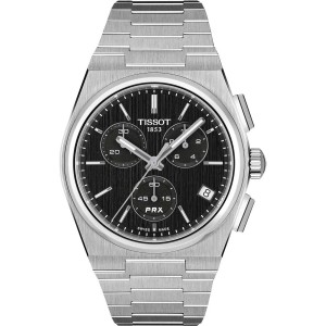 TISSOT PRX 41mm Chronograph Ρολόι Ανδρικό Χρονογράφος T1374171105100