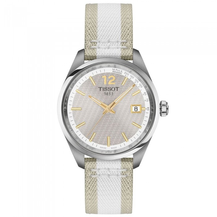 TISSOT T-Classic PR 100 Cycling Ρολόι Γυναικείο Δίχρωμο Υφασμάτινο λουράκι T1502101703700 TISSOT T-Classic PR 100 Cycling Ρολόι Γυναικείο Δίχρωμο Υφασμάτινο λουράκι T1502101703700