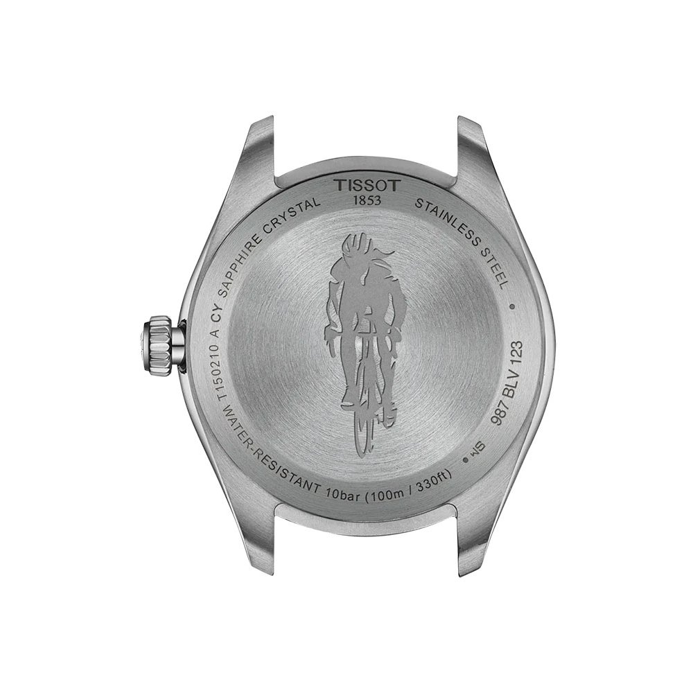 TISSOT T-Classic PR 100 Cycling Ρολόι Γυναικείο Δίχρωμο Υφασμάτινο λουράκι T1502101703700