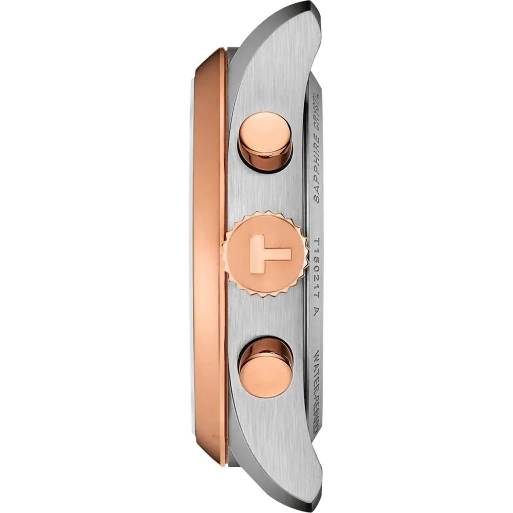 TISSOT T-Classic PR 100 36mm Χρονογράφος Ρολόι Δίχρωμο Ανοξείδωτο Ατσάλι μπρασελέ T1502172211100 TISSOT T-Classic PR 100 36mm Χρονογράφος Ρολόι Δίχρωμο Ανοξείδωτο Ατσάλι μπρασελέ T1502172211100