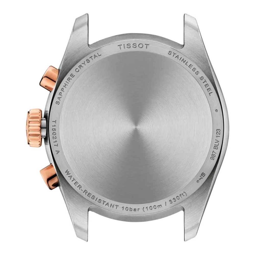 TISSOT T-Classic PR 100 36mm Χρονογράφος Ρολόι Δίχρωμο Ανοξείδωτο Ατσάλι μπρασελέ T1502172211100 TISSOT T-Classic PR 100 36mm Χρονογράφος Ρολόι Δίχρωμο Ανοξείδωτο Ατσάλι μπρασελέ T1502172211100
