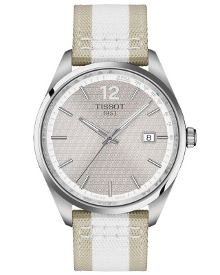 TISSOT T-Classic PR 100 Cycling Ρολόι Ανδρικό Δίχρωμο Υφασμάτινο λουράκι T1504101703700