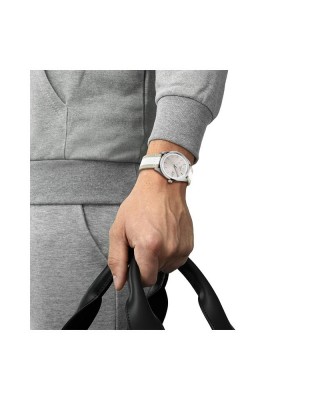 TISSOT T-Classic PR 100 Cycling Ρολόι Ανδρικό Δίχρωμο Υφασμάτινο λουράκι T1504101703700