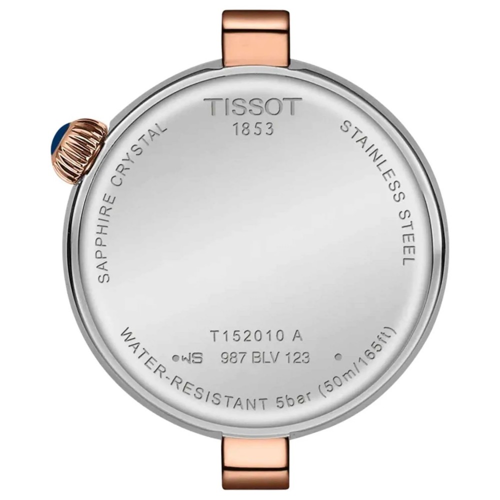 TISSOT T-Lady Desir Two-tone Diamonds Ρολόι Γυναικείο Δίχρωμο Ανοξείδωτο Ατσάλι μπρασελέ T1520102211601