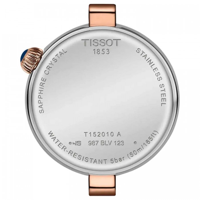 TISSOT T-Lady Desir Two-tone Diamonds Ρολόι Γυναικείο Δίχρωμο Ανοξείδωτο Ατσάλι μπρασελέ T1520102211601