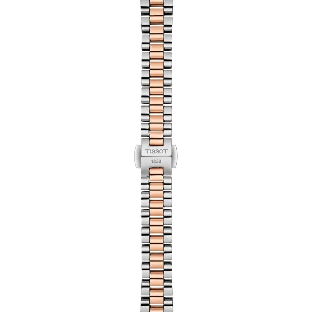 TISSOT T-Lady Desir Two-tone Diamonds Ρολόι Γυναικείο Δίχρωμο Ανοξείδωτο Ατσάλι μπρασελέ T1520102211601
