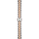 TISSOT T-Lady Desir Two-tone Diamonds Ρολόι Γυναικείο Δίχρωμο Ανοξείδωτο Ατσάλι μπρασελέ T1520102211601