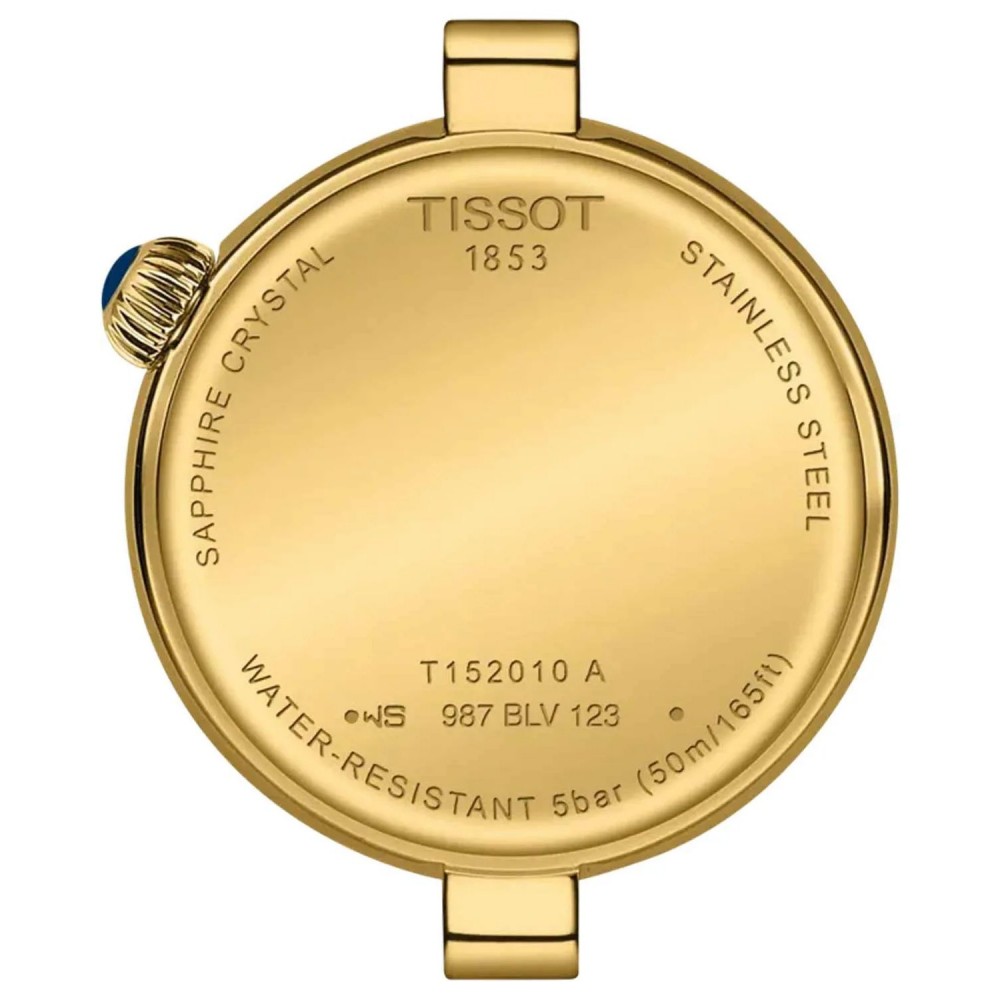 TISSOT T-Lady Desir Ρολόι Γυναικείο Επιχρυσωμένο Ανοξείδωτο Ατσάλι μπρασελέ T1520102211801