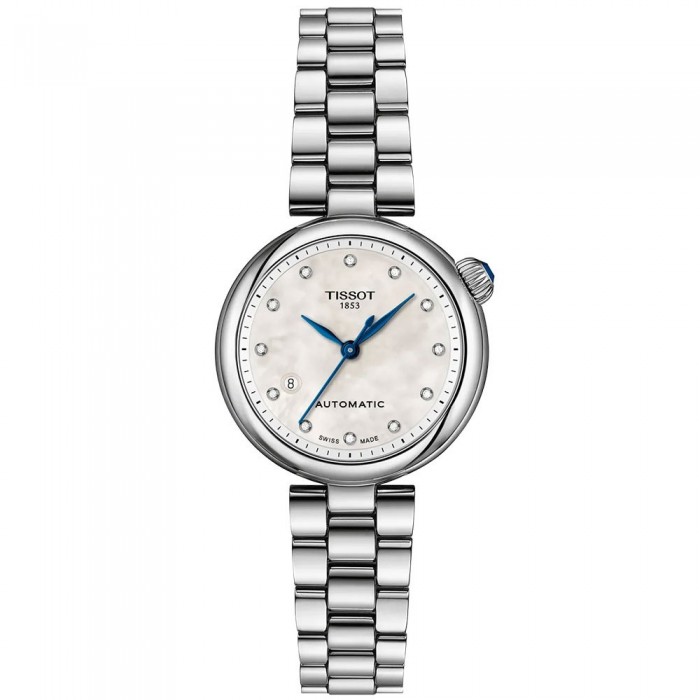TISSOT T-Lady Desir Automatic Diamonds Ρολόι Γυναικείο Ασημί Ανοξείδωτο Ατσάλι μπρασελέ T1522071111600 TISSOT T-Lady Desir Automatic Diamonds Ρολόι Γυναικείο Ασημί Ανοξείδωτο Ατσάλι μπρασελέ T1522071111600
