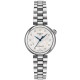 TISSOT T-Lady Desir Automatic Diamonds Ρολόι Γυναικείο Ασημί Ανοξείδωτο Ατσάλι μπρασελέ T1522071111600