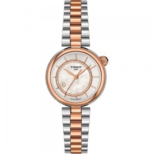 TISSOT T-Lady Desir Automatic Ρολόι Γυναικείο Δίχρωμο Ανοξείδωτο Ατσάλι μπρασελέ T1522072211100