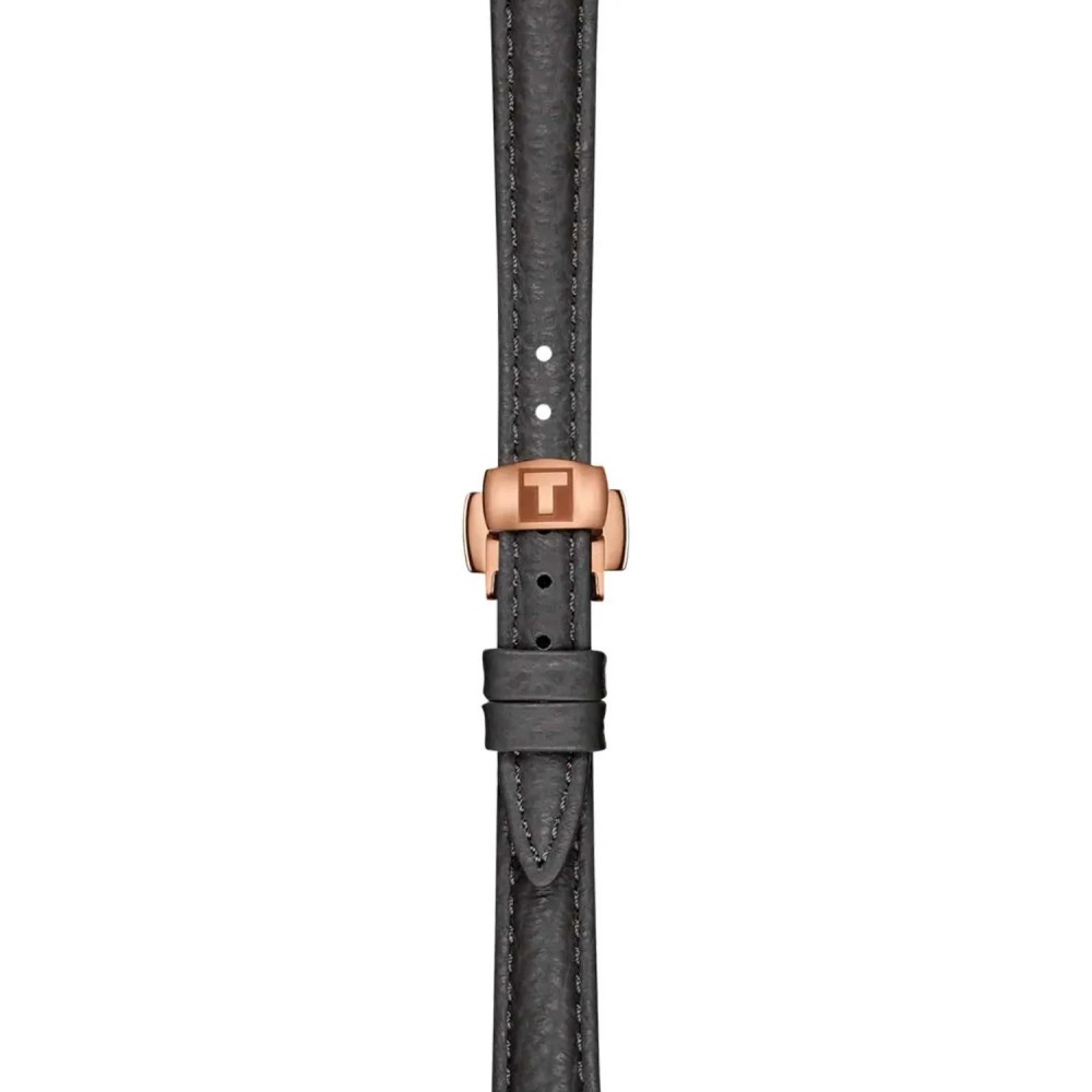 TISSOT T-Lady Desir Automatic Ρολόι Γυναικείο Γκρι Δερμάτινο Λουράκι T1522073653100 TISSOT T-Lady Desir Automatic Ρολόι Γυναικείο Γκρι Δερμάτινο Λουράκι T1522073653100