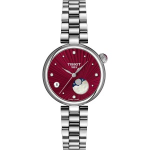 TISSOT T-Lady Desir Moonphase Diamonds Ρολόι Γυναικείο Ανοξείδωτο Ατσάλι μπρασελέ T1522231142600