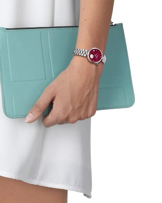 TISSOT T-Lady Desir Moonphase Diamonds Ρολόι Γυναικείο Ανοξείδωτο Ατσάλι μπρασελέ T1522231142600