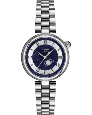 TISSOT T-Lady Desir Moonphase Ρολόι Γυναικείο Ανοξείδωτο Ατσάλι μπρασελέ T1522231149300