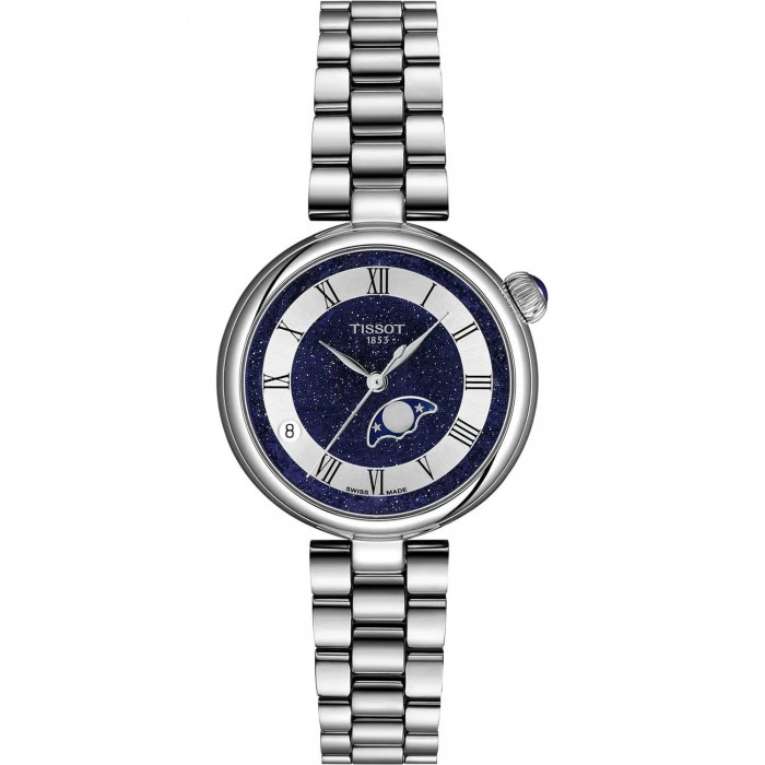 TISSOT T-Lady Desir Moonphase Ρολόι Γυναικείο Ανοξείδωτο Ατσάλι μπρασελέ T1522231149300