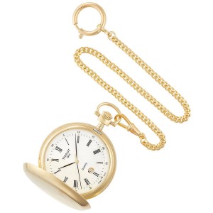 TISSOT T-Pocket Savonnette Ρολόι Τσέπης Επιχρυσωμένο Ανοξείδωτο Ατσάλι T83455313