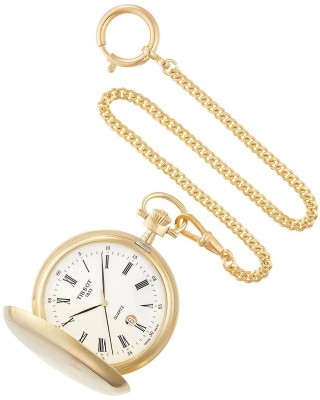 TISSOT T-Pocket Savonnette Ρολόι Τσέπης Επιχρυσωμένο Ανοξείδωτο Ατσάλι T83455313