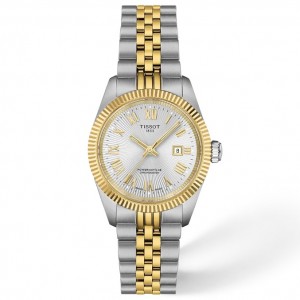 TISSOT Ballade Ballade 30mm Αυτόματο Ρολόι Γυναικείο Δίχρωμο Ανοξείδωτο Ατσάλι μπρασελέ T1562082203301